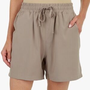 Resort wear Tan Drawstring Shorts size medium